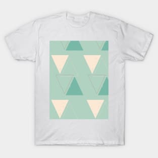 Minimalist triangle geometric graphic vector illustration T-Shirt